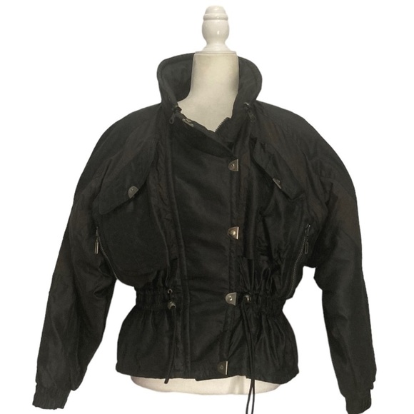 Downhill Racer Jacket 80s Vtg Thermaloft Black - Picture 9 of 9